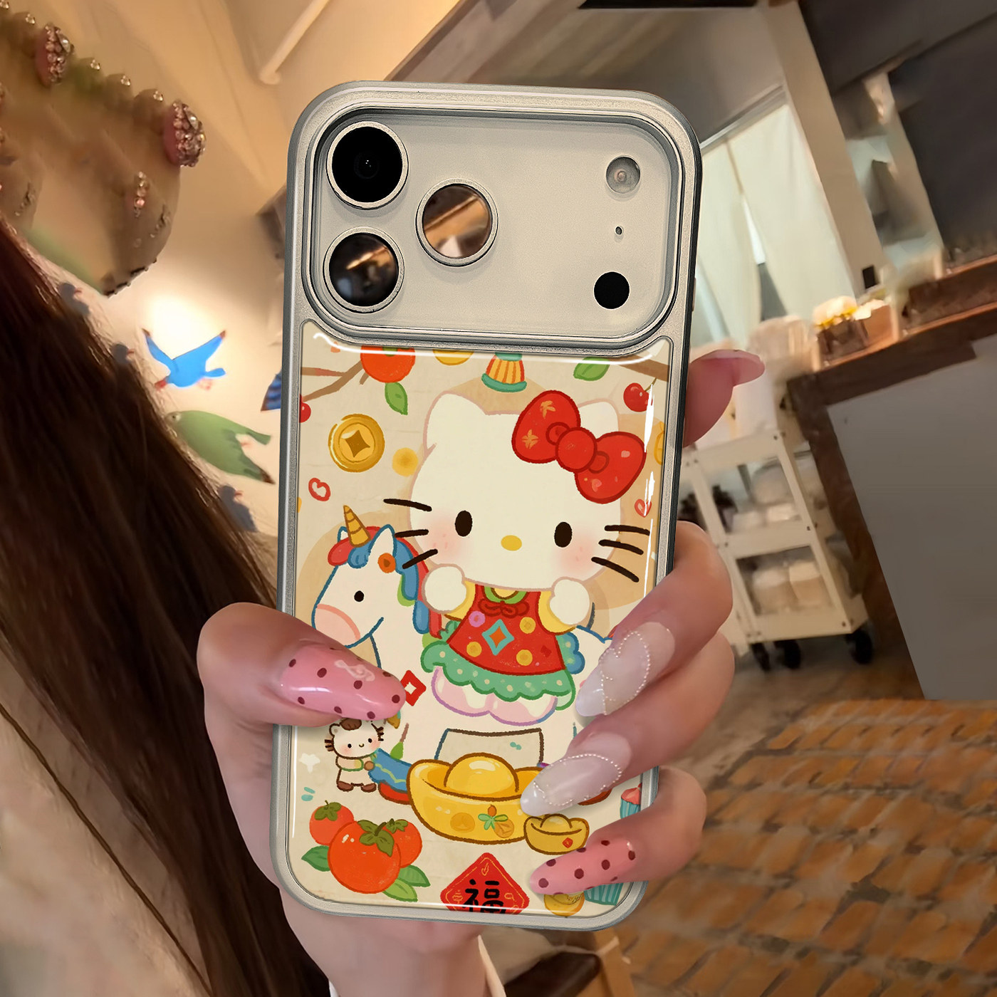 国风卡通金元宝kitty猫适用iphone16promax手机壳17苹果17promax全包15pro马年14pro防摔13新年16高级保护套,3C数码配件,手机保护套/壳,淘宝优惠券,粉丝福利购,淘宝优惠卷