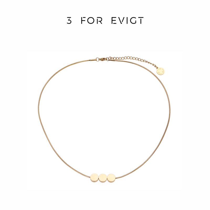 3 for evigt星轨摇晃的小球系列摇晃的小球项链中性感俏皮女式