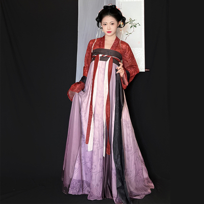 原创汉服2023春夏春夏钻石雪纺