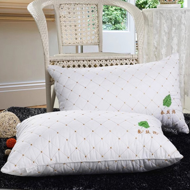 羽丝绒枕头一对成人家用学生宿舍超柔软舒适单人枕芯正品护颈包邮