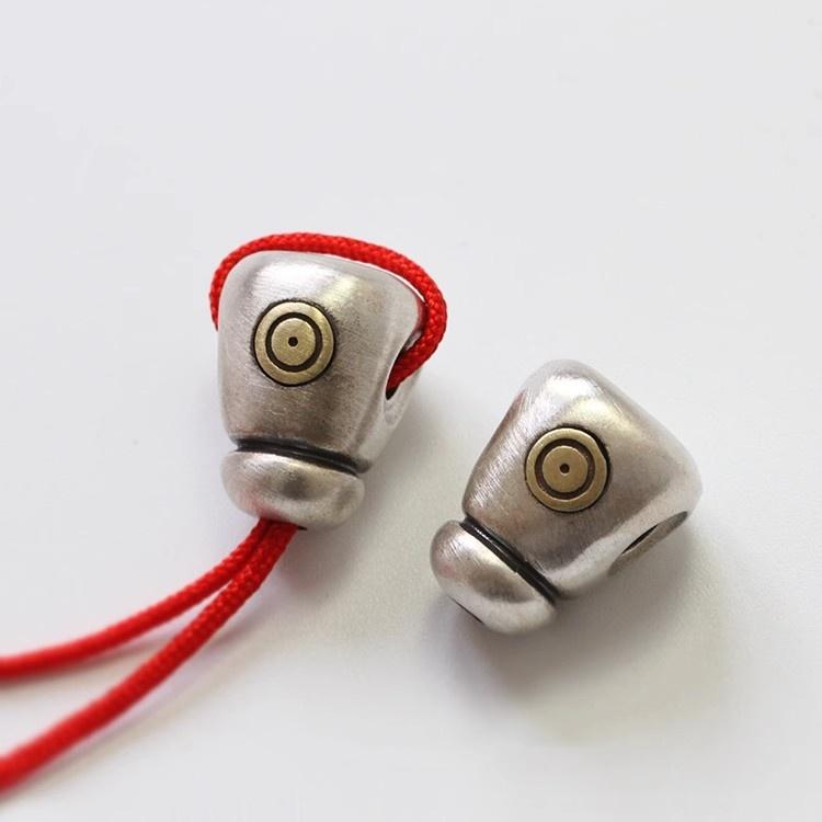 S925纯银复古磨砂一点心意三通 手串珠串藏式佛头顶珠diy配件 JF