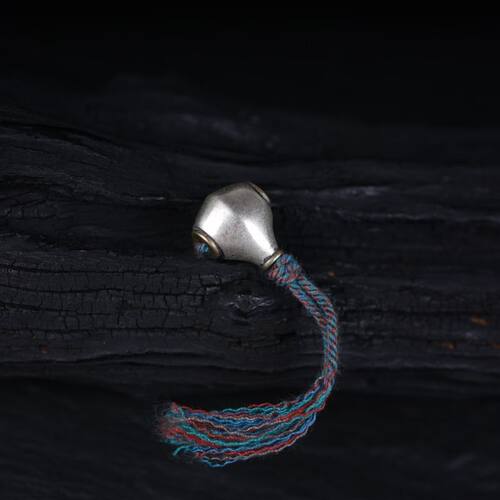 12mm925纯银骨节三通佛珠手串配饰配件DIY西藏文玩男女款经典百搭