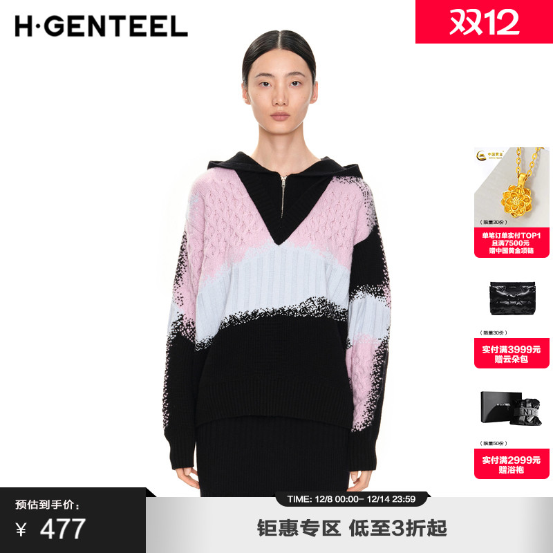 2023年绵羊毛针织衫荷高