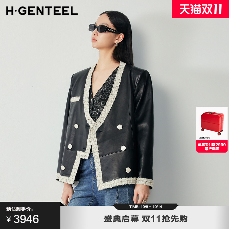 女装常规皮衣荷高通勤