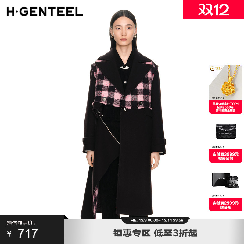 版型利落 双排叠门 保暖性好