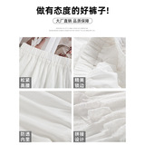 半身裙女秋冬季小个子高腰显瘦白色a字伞裙中长款蓬蓬芭蕾蛋糕裙，女装半身裙，搜酷衣阁