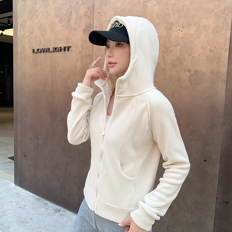 2025新款双面奥利绒连帽修身外套防风加绒加厚卫衣运动显瘦女上衣,女装卫衣/绒衫,搜酷衣阁 2025新款双面奥利绒连帽修身外套防风加绒加厚卫衣运动显瘦女上衣,女装卫衣/绒衫,搜酷衣阁