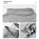 莱赛尔半高领中领磨毛长袖t恤女内搭打底衫纯色百搭上衣，女装T恤，搜酷衣阁