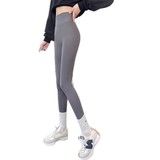 无尴尬线鲨鱼裤加绒加厚女士外穿高腰收腹提臀保暖瑜伽打底裤，女装打底裤，搜酷衣阁