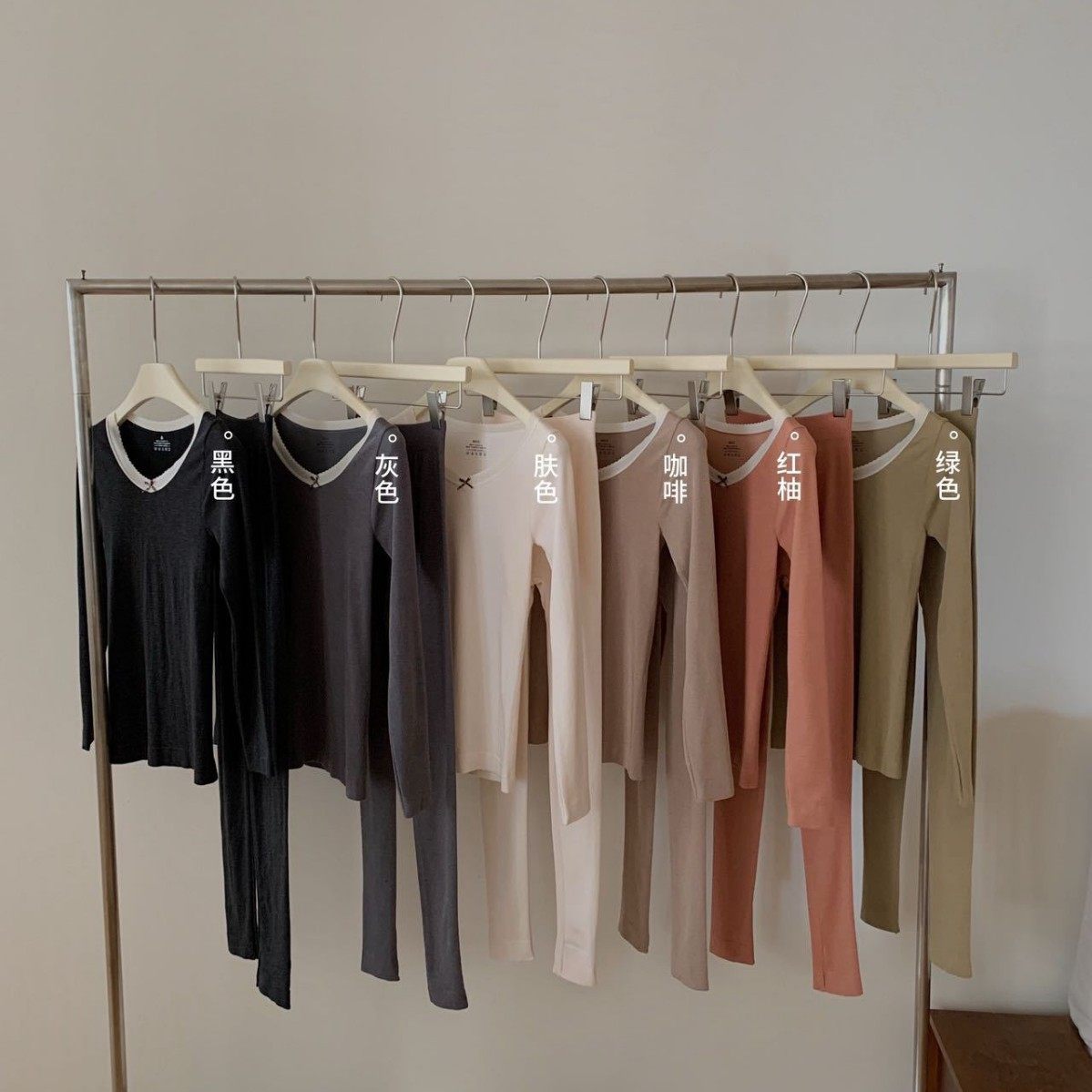 秋冬绵羊毛轻感发热套装提臀收腹无痕亲肤保暖内衣女秋衣秋裤，保暖内衣，搜酷衣阁