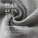 空气层直筒阔腿裤女秋冬新款简约时尚抽绳百搭休闲运动灰色卫裤子，女装休闲裤，搜酷衣阁