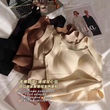 带胸垫一体式加绒磨毛自发热秋冬徳绒保暖背心女内搭修身打底内衣，保暖内衣，搜酷衣阁