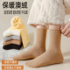 袜子女秋冬加厚加绒保暖澳绒袜居家柔软睡眠袜无骨中筒袜子不勒脚