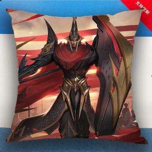 创意王者荣耀至尊宝蒙恬秩序统将秩序猎龙将长抱枕头靠垫周边手办