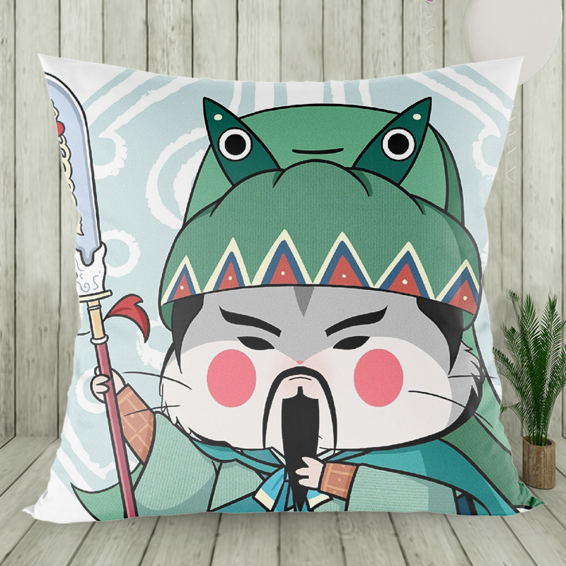 小约翰可汗抱枕宿舍学生可爱卡通周边双面diy定制沙发靠垫生日礼