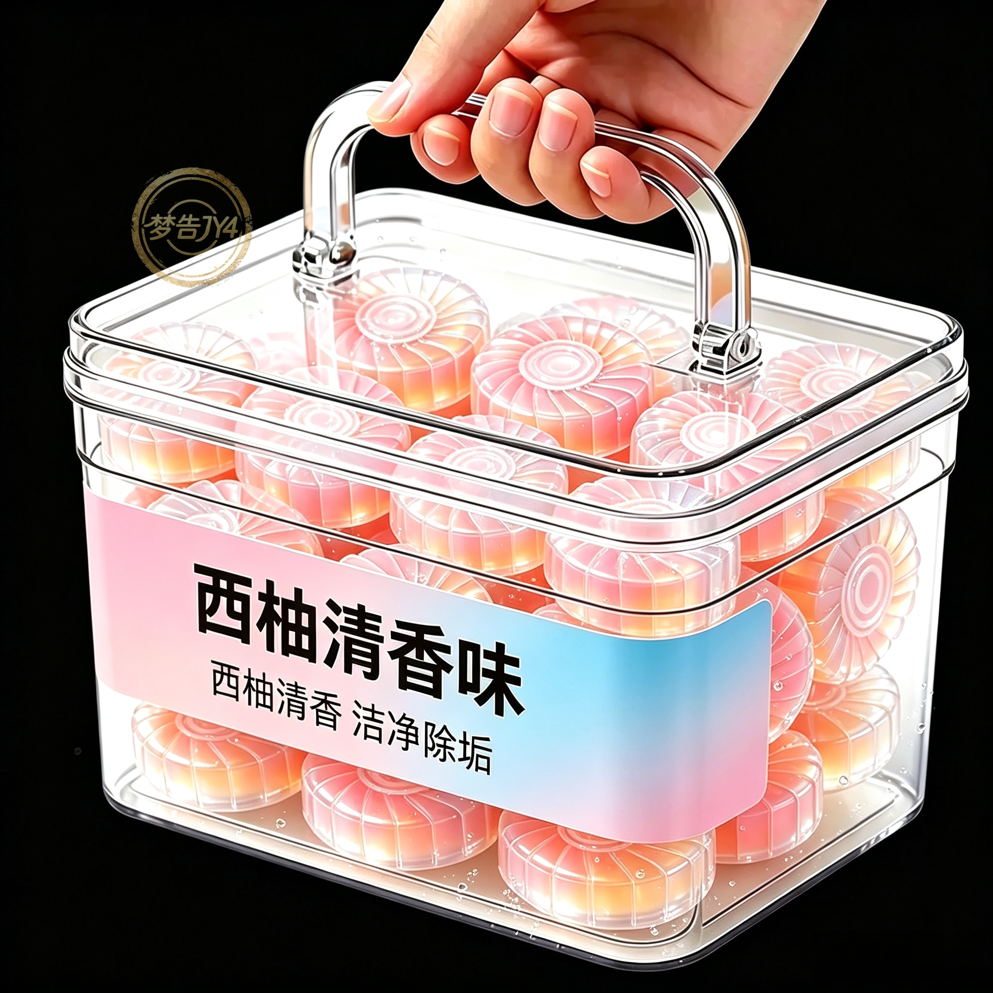 西柚清香洁厕宝独立包装除臭去味