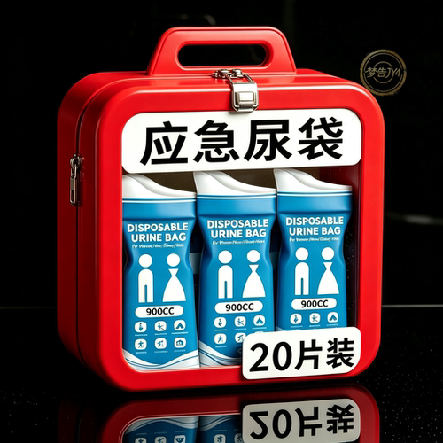 男女通用车载应急尿袋防臭防漏