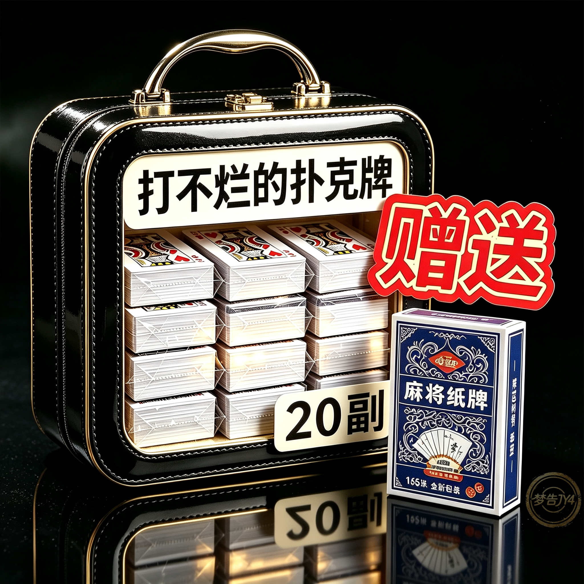 宾王20副加厚打不烂扑克牌
