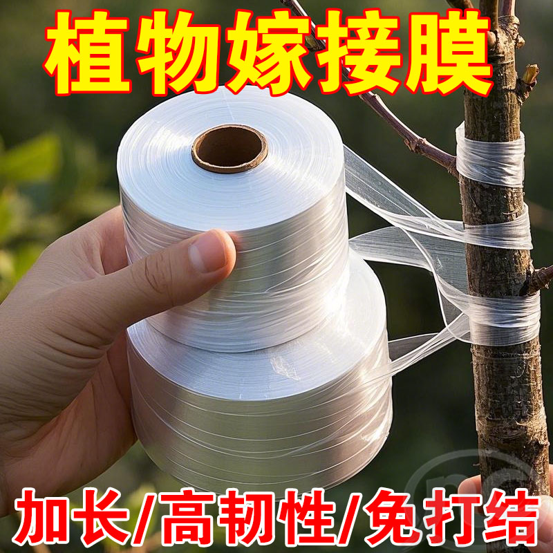 新品】透明嫁接膜果树缠绕膜防裂封口膜工业专用嫁接剪刀盒子刀具