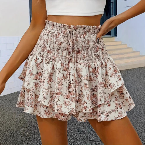 百褶女士休闲半身短裙Pleated women's casual half length skirt