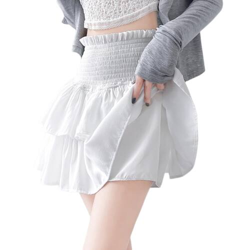 纯色女士半身蛋糕裙Solid color women's half body cake skirt