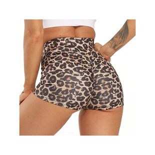 High waisted printed patchwork pleated shorts印花抽皱短裤女