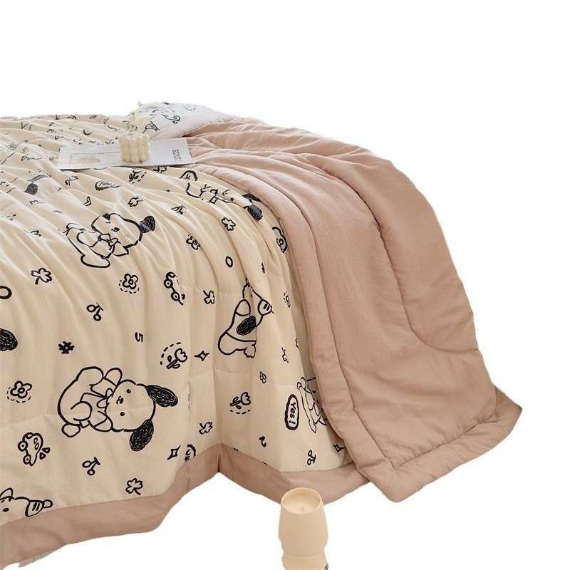 两米二乘两米四A类母婴全棉空调夏凉薄被220x240可机洗2米2x2米4