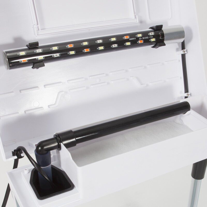 博宇鱼缸水族箱小型迷你桌面生态造景免换水玻璃金鱼草缸家用客厅