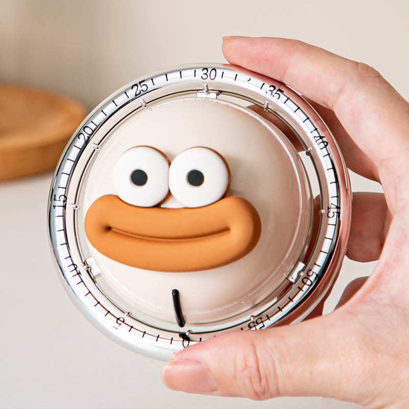 厨房计时器机械闹钟磁吸做饭烘焙定时提醒器时间管理冰箱贴倒计时