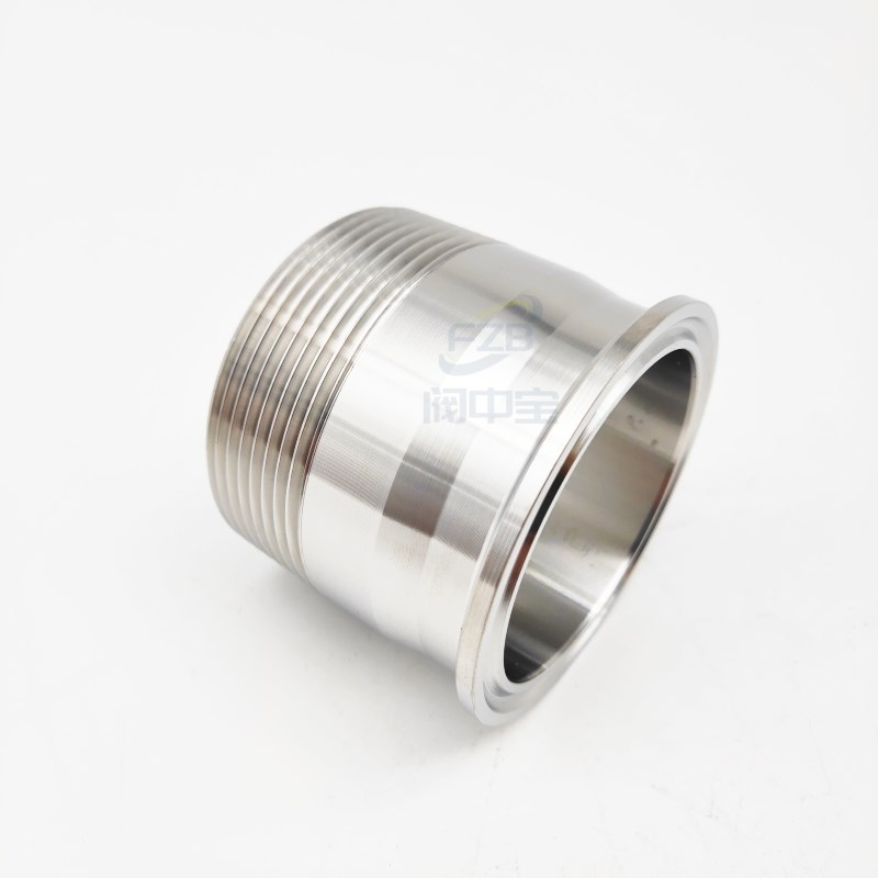 快装变径DN50卡盘64快装外丝接头DN40卡盘50.5卡盘外丝单头丝