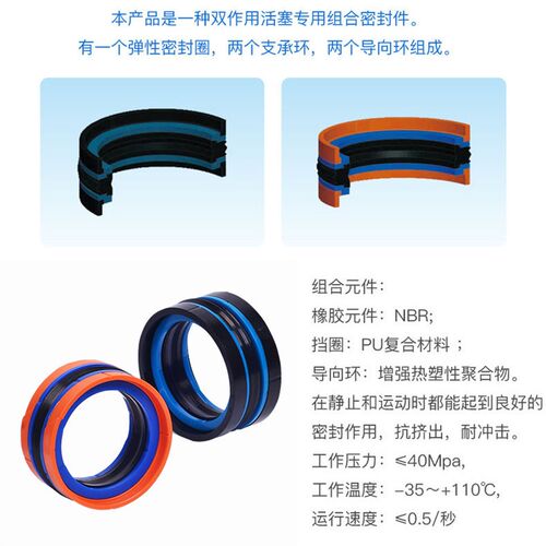 KDAS组合油封165/170/175/180/185/190*140/145/150/155/160/165