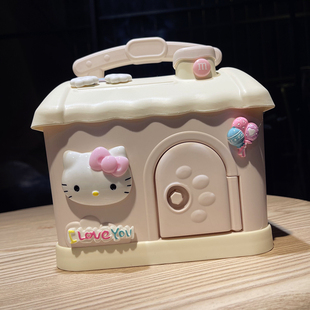 卡通可爱儿童宝宝存钱罐礼物创意塑料小房子防摔储蓄罐小孩存款机