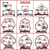 博古架小鸡翅木实木展示架多宝阁博古架 小物件摆放架子小博古架