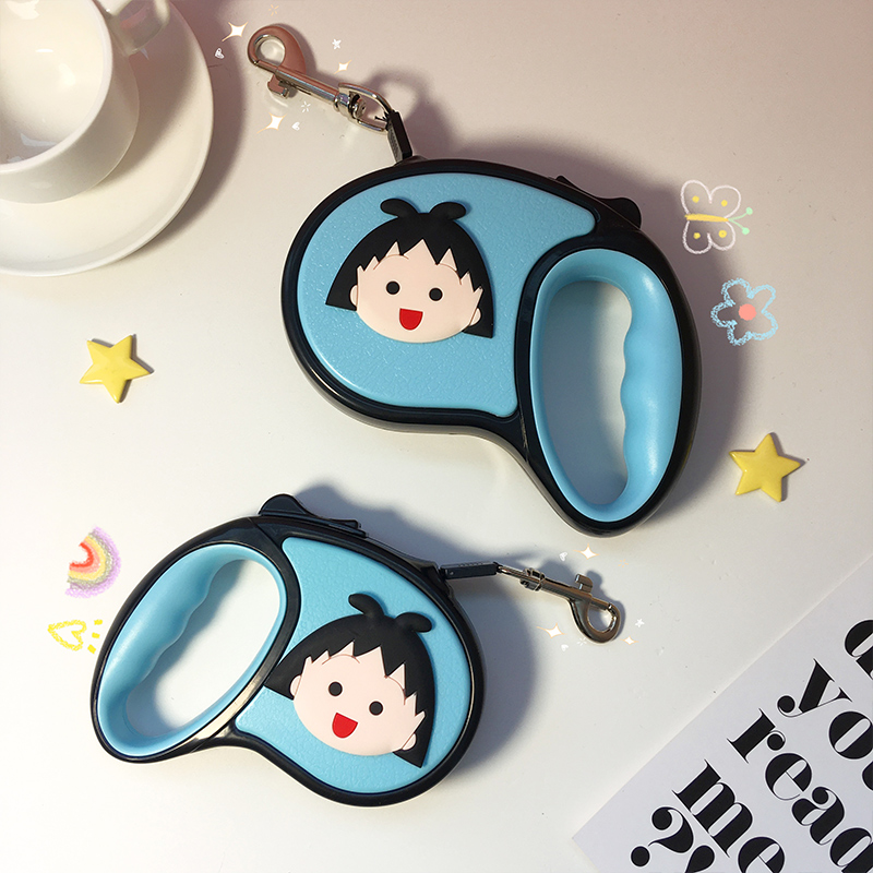 狗狗牵引绳自动伸缩小型犬可爱遛狗绳泰迪外出狗绳子幼犬博美宠物