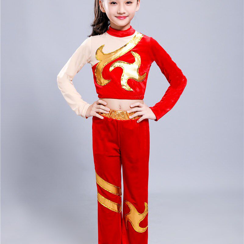 儿童啦啦操舞蹈服啦啦队健美操团体比赛健身操跳绳广播体操演出服