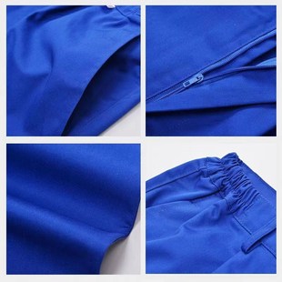 夏季薄款加油站防静电裤子男女中石油石化工作服裤子加气站劳保裤