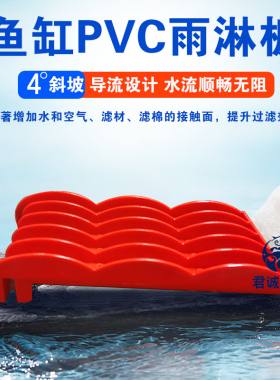 鱼缸过滤导流板雨淋分流板底滤板滤材抬高过滤板支撑板水族隔离板
