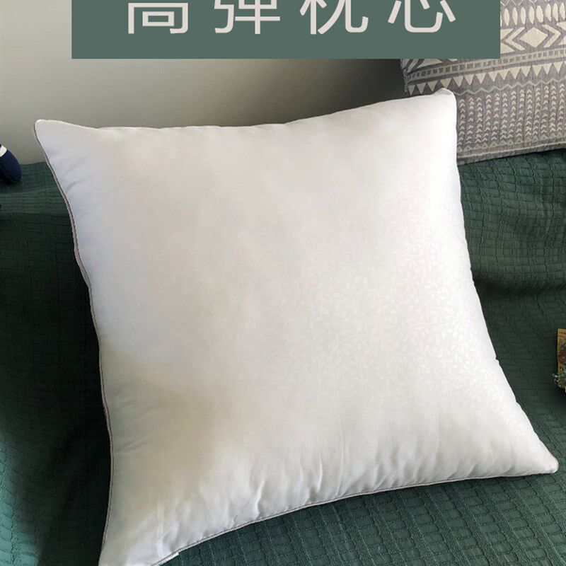 高弹抱枕芯沙发靠垫芯60x60卧室床上靠枕芯65x65x70x80x85腰枕芯