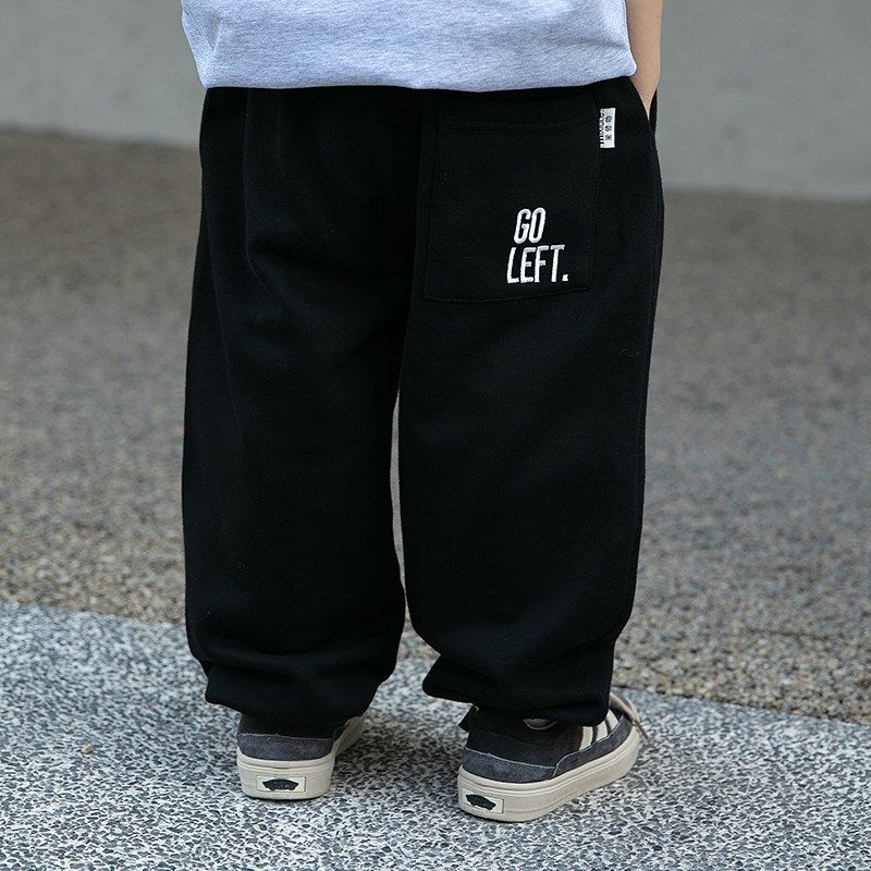 米修叻童装男童春款裤子不加绒小孩开春偏厚长裤百搭休闲裤束脚裤