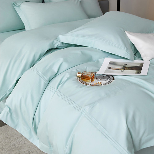 高级感轻奢婚礼全棉四件套红色纯棉结婚被套陪嫁简约主卧床单床品