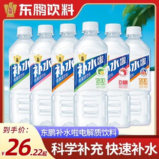 东鹏补水啦电解质饮料柠檬西柚荔枝味夏日运动补水饮品官方正品
