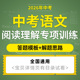 2026初三中考语文一轮复习阅读理解专项训练答题模板解题思路电子版 资料