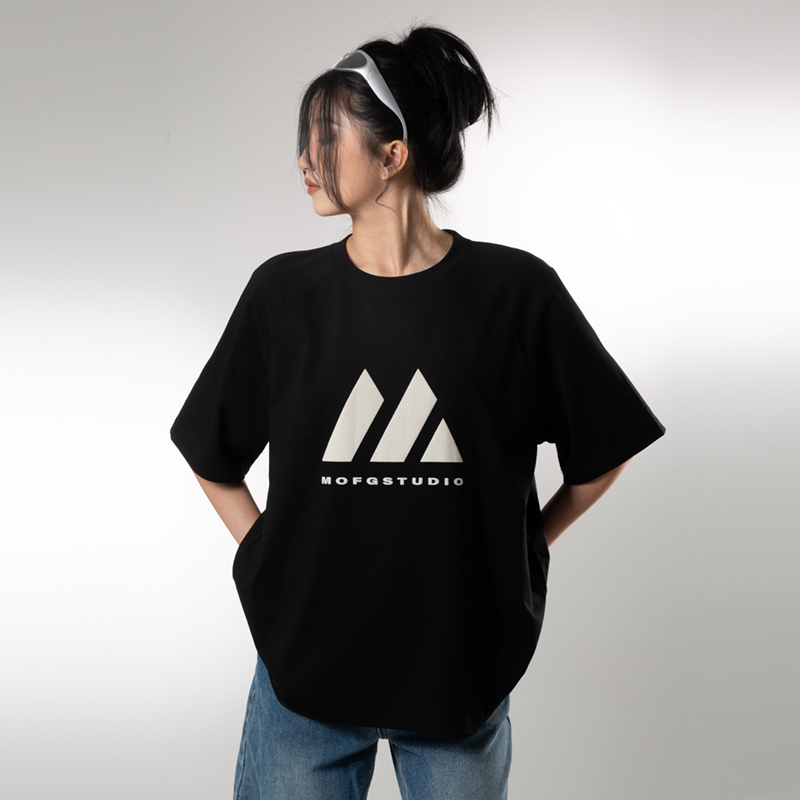 mofg短袖国潮情侣基础logoT恤