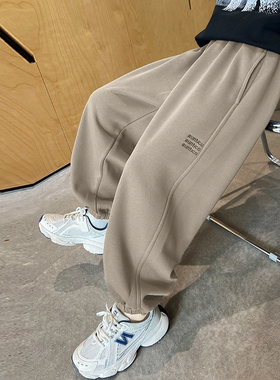 男童秋冬裤子春秋装新款儿童运动裤中大童休闲长裤男孩外穿卫裤潮