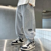 男孩外穿卫裤 男童秋冬裤 潮 儿童运动裤 中大童休闲长裤 子春秋装 新款