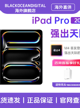 【资源机】Apple 苹果ipadpro平板2024新款11英寸256G ipad pro学生办公绘画游戏平板电脑M4芯片 官网正品