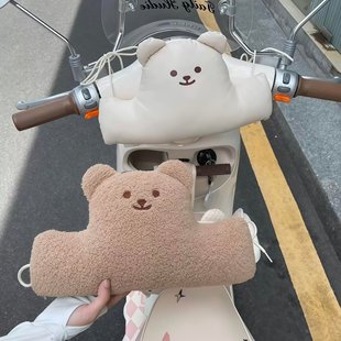 电动车防撞垫通用电瓶摩托车宝宝防撞头垫加厚儿童座椅海绵保护垫