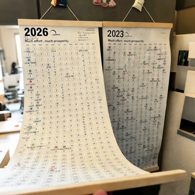 2026年新款日历挂历新年装饰挂墙冰箱贴日常计划表马年整年一张纸