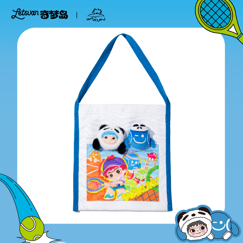 Letsvan奇梦岛哇库库wakuku中网限定款周边 帆布包袋,模玩/动漫/周边/娃圈三坑/桌游,文化/体育周边,淘宝优惠券,粉丝福利购,淘宝优惠卷