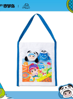 Letsvan奇梦岛哇库库wakuku中网限定款周边 帆布包袋